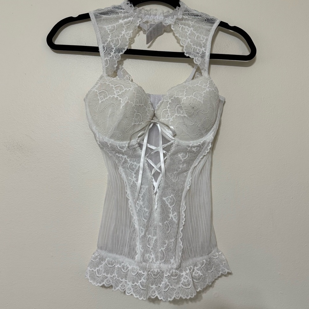 Velvet Kitten High Neck Sexy Bustier Corset